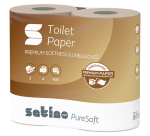 Papier toilette Satino MT1 PureSoft 2 épaisseurs 400 feuilles naturel 067130