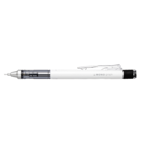 Portemine Tombow MONO graph HB 0,7mm blanc