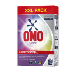 Lessive Omo Pro Formula Colour poudre 7kg 140 doses