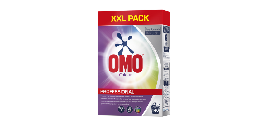 Lessive Omo Pro Formula Colour poudre 7kg 140 doses