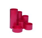 Organisateur de bureau MAULtubo 6 compartiments Ø150x125mm rouge