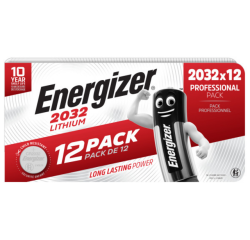 Energizer Knopfzelle CR2032 Lithium 12 Stück
