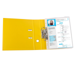 Pochette enveloppe Djois Color Collection A4 paysage perforée transparent