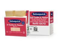 Pansement Salvequick Textile Maxi 6x 21 pièces