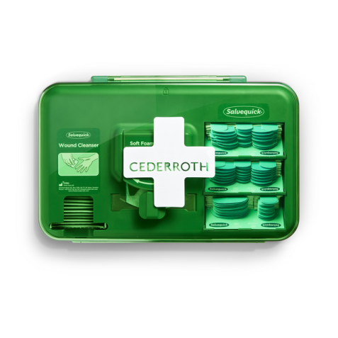 Wond dispenser Cederroth - Salvequick blauw