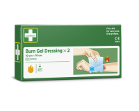 Gb_compresse gel pour brulures, 100 x 100 mm