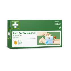 Gb_compresse gel pour brulures, 100 x 100 mm
