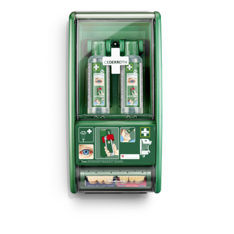 Station de douche oculaire Cederroth 2x 500ml