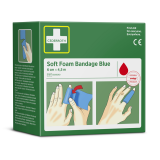 Gb_pansement ´soft foam bandage´, autoadhésif, bleu