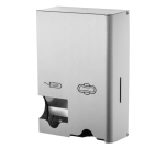 Distributeur produits hygiène féminine MediQo-line petit inox revêtement anti-empreintes