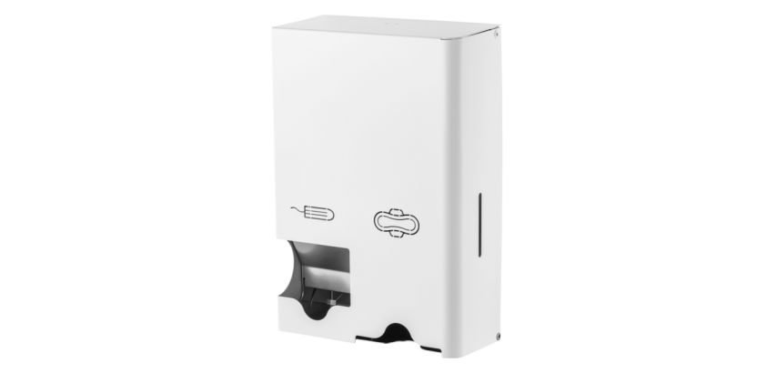 Distributor of female hygiene products MediQo-line small stainless steel white