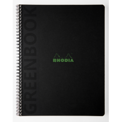 Notitieboek Rhodia Greenbook recycled A4+ lijn 160 pagina's 90gr sc