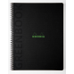 Cahier Rhodia Greenbook recyclé A4+ ligné 160 pages 90g couverture souple