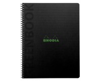 Recyceltes Notizbuch Rhodia Greenbook A5+ liniert 160 Seiten 90g Hardcover