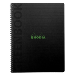 Notitieboek Rhodia Greenbook recycled A5+ lijn 160 pagina's 90gr hc