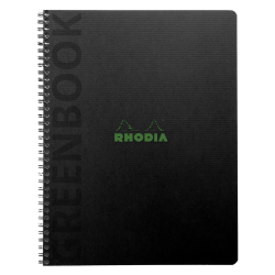 Notitieboek Rhodia Greenbook recycled A5+ lijn 160 pagina's 90gr sc