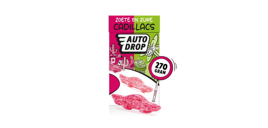 Autodrop Cadillacs süß und sauer Packung 270g