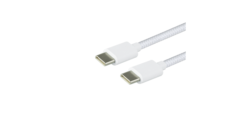 Green Mouse USB-C to USB-C Data Woven Charging Cable 1m