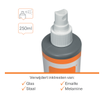 Spray nettoyant tableau blanc Nobo à base d'eau 250ml