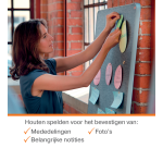 Punaises Nobo hout voor memobord 40 stuks