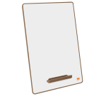 Tableau blanc Nobo Mini A4 4 pièces