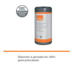 Lingette nettoyante tableau blanc Nobo sans plastique 100 pièces