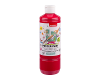 Plakkaatverf Bruynzeel fles à 500ml primair rood