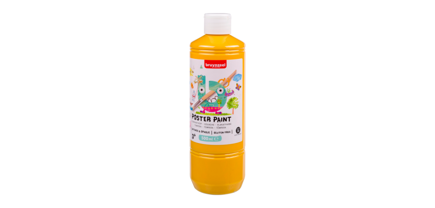 Bruynzeel Gouache Bottle 500ml Yellow