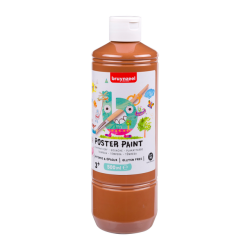 Gouache Bruynzeel flacon 500ml marron clair