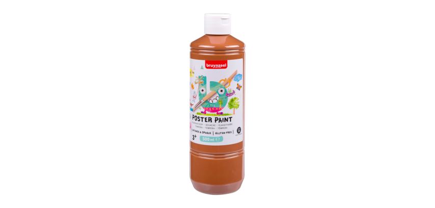 Bruynzeel Gouache 500ml Bottle Light Brown