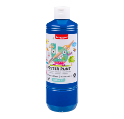 Plakkaatverf Bruynzeel fles à 500ml diepblauw