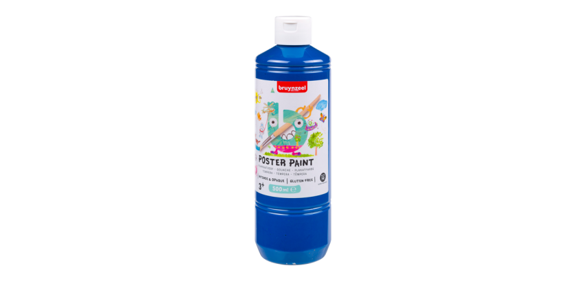 Bruynzeel gouache bottle 500ml deep blue