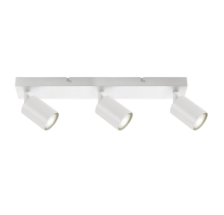 Spot plafonnier Integral Siena 3 spots IP20 GU10 blanc