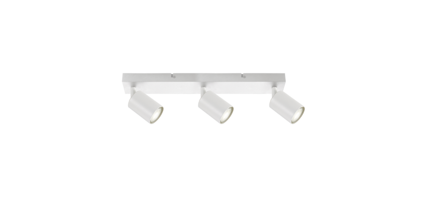 Plafondspot Integral Siena 3 spot IP20 GU10 wit