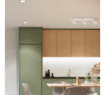 Plafondspot Integral Siena 3 spot IP20 GU10 wit