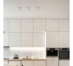 Spot plafonnier Integral Siena 1 spot IP20 GU10 blanc