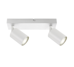 Spot plafonnier Integral Siena 2 spots IP20 GU10 blanc