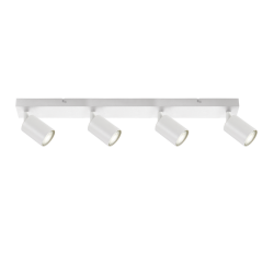 Spot plafonnier Integral Siena 4 spots IP20 GU10 blanc