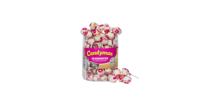 Cadyman Salmiak Lollipop 60 pieces