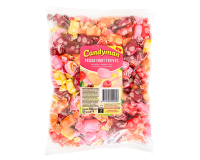 Toffees Candyman frisse fruit zak 1 kilogram