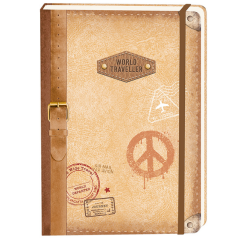 Carnet de notes Travel A5 ligné 92 pages couverture souple