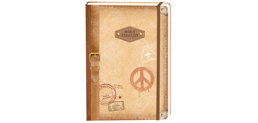 Carnet de notes Travel A5 ligné 92 pages couverture souple