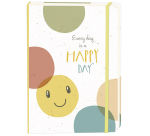 Smiley Happy Day Notebook A5 lined 92 pages soft cover
