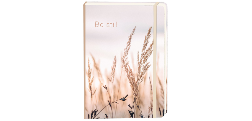 Carnet de notes Be Still A5 ligné 92 pages couverture souple