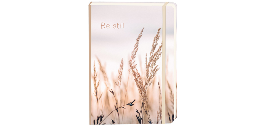 Carnet de notes Be Still A5 ligné 92 pages couverture souple