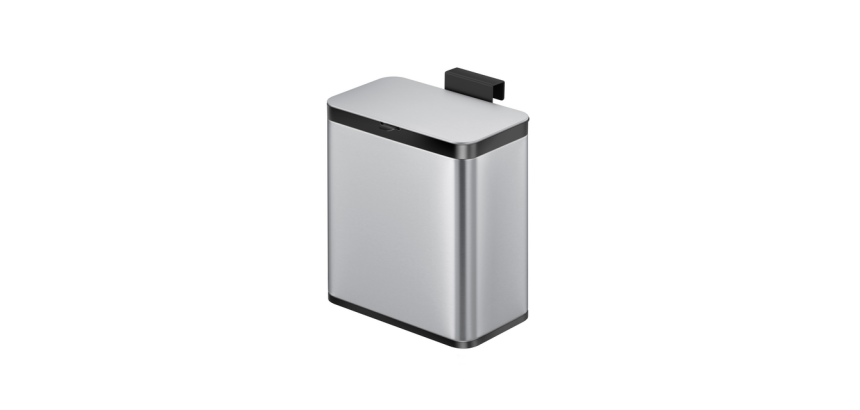 Poubelle EKO Puro petit modèle 7L argent