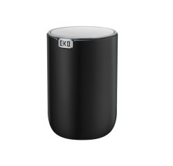 EKO Fandy 2 Table Trash Can with Swing Lid 2.2L Black