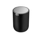 EKO Fandy 2 Table Trash Can with Swing Lid 2.2L Black