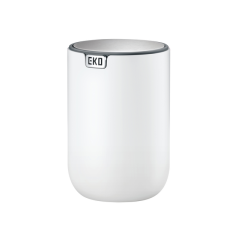 Poubelle de table EKO Fandy 2 avec couvercle basculant 1,5L blanc