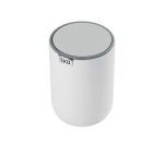 Afvalbak EKO Fandy 2 tafelmodel met swingdeksel 2,2 liter wit